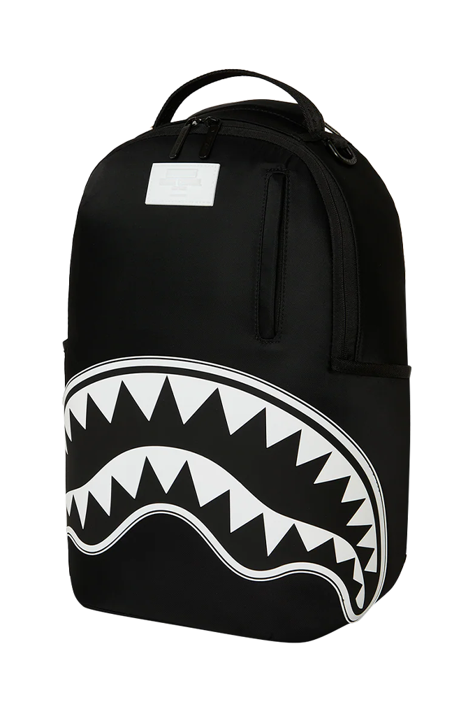 Sprayground Shark Central 2 Black White Nylon Backpack