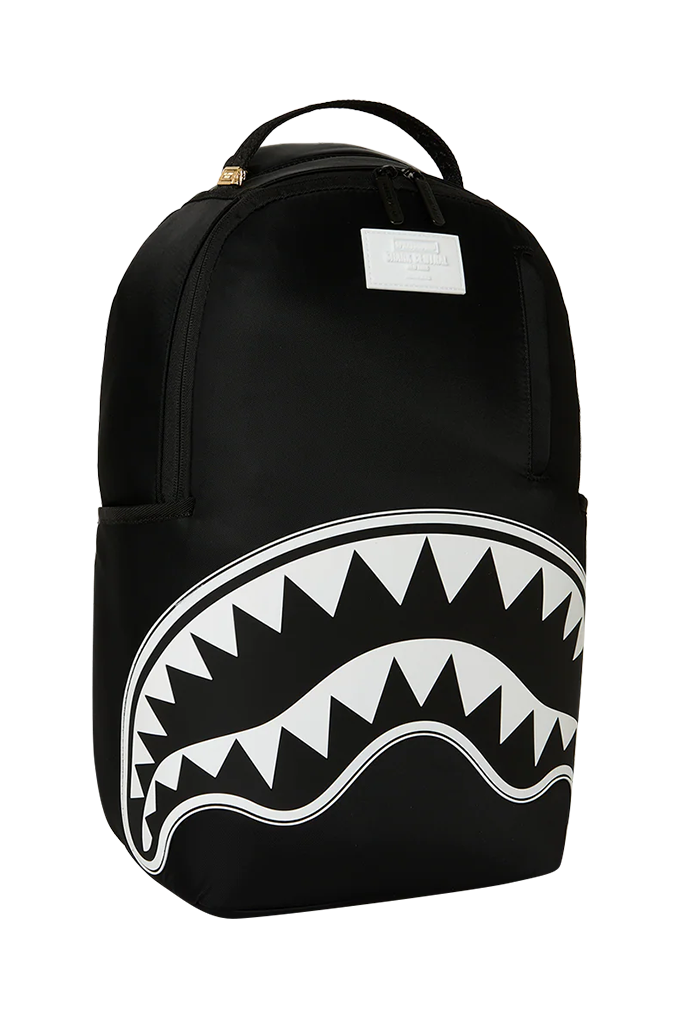 Sprayground Shark Central 2 Black White Nylon Backpack