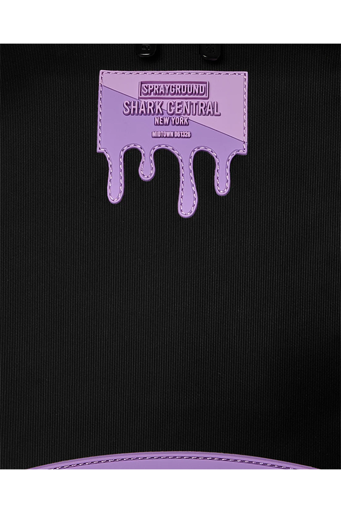 Sprayground Shark Central Passport Light Purple Nylon Backpack