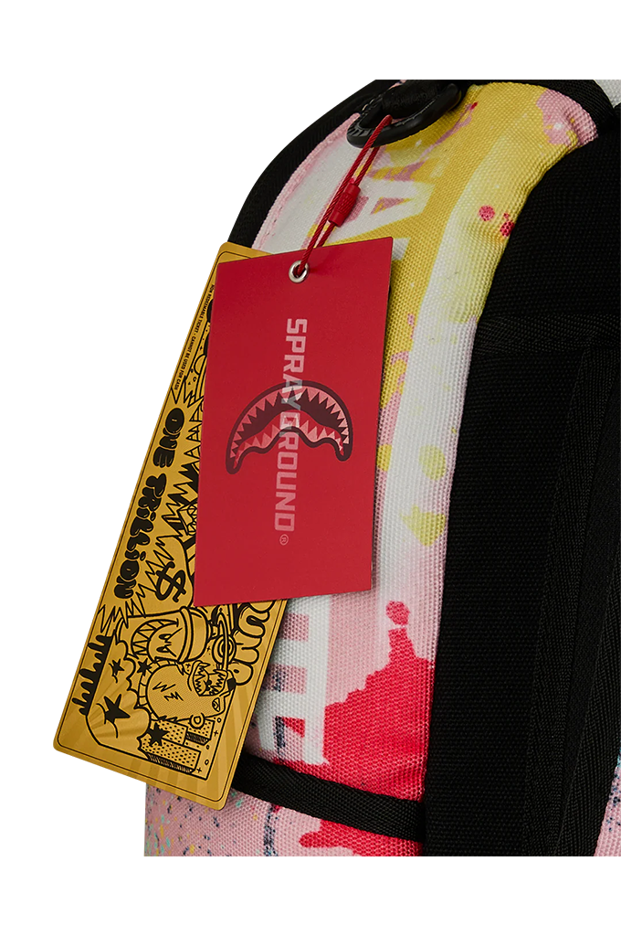 Sprayground Shark Central Stencil Lab Coat Street Backpack