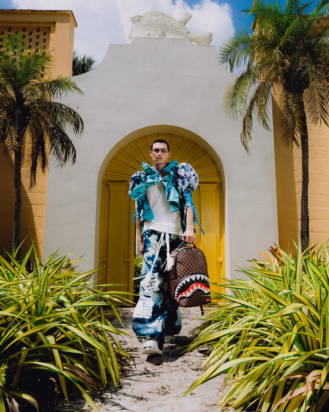 Sprayground Sharks In Paris WTF Bubbly Grin & Grind Backpack