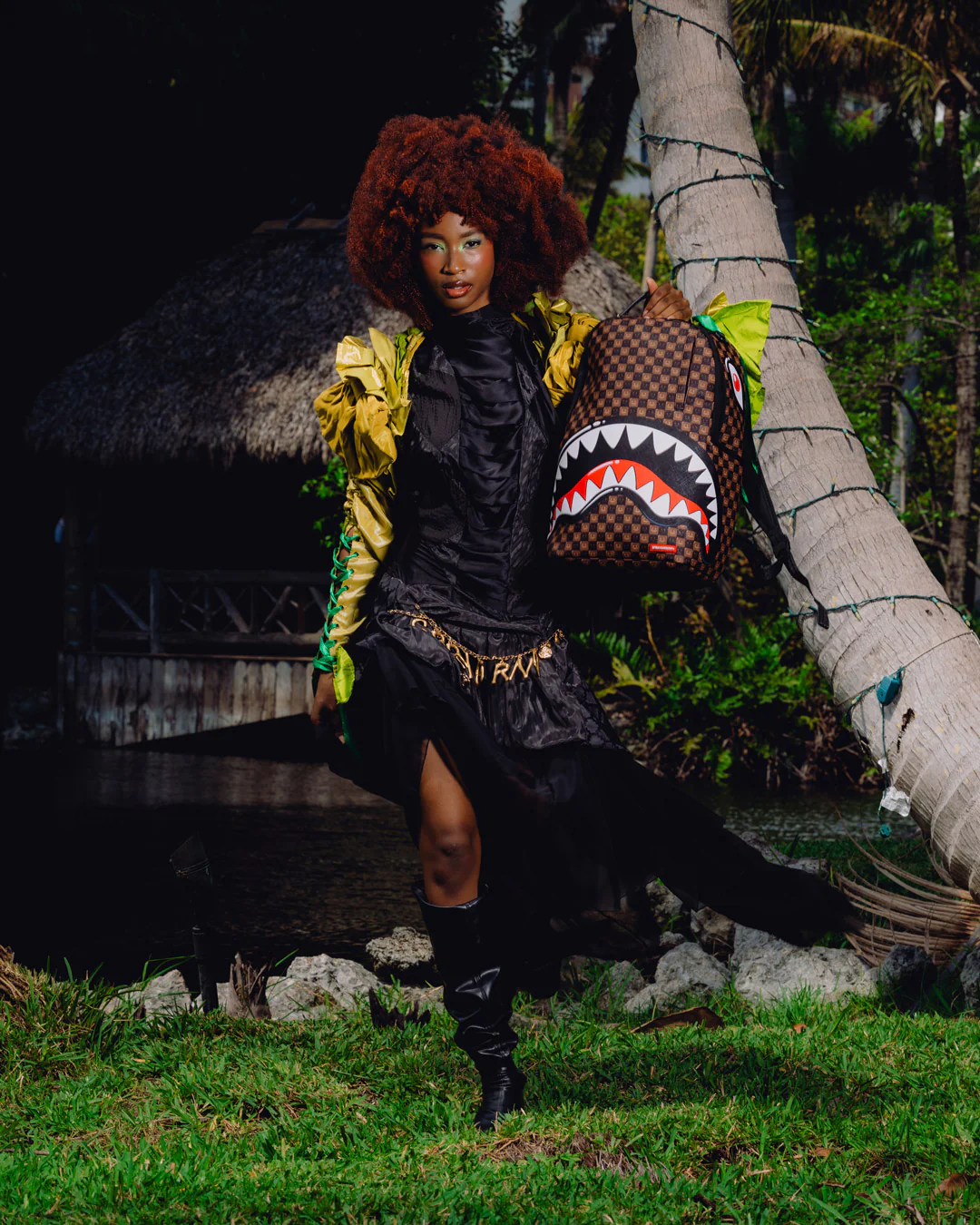 Sprayground Sharks In Paris WTF Bubbly Grin & Grind Backpack