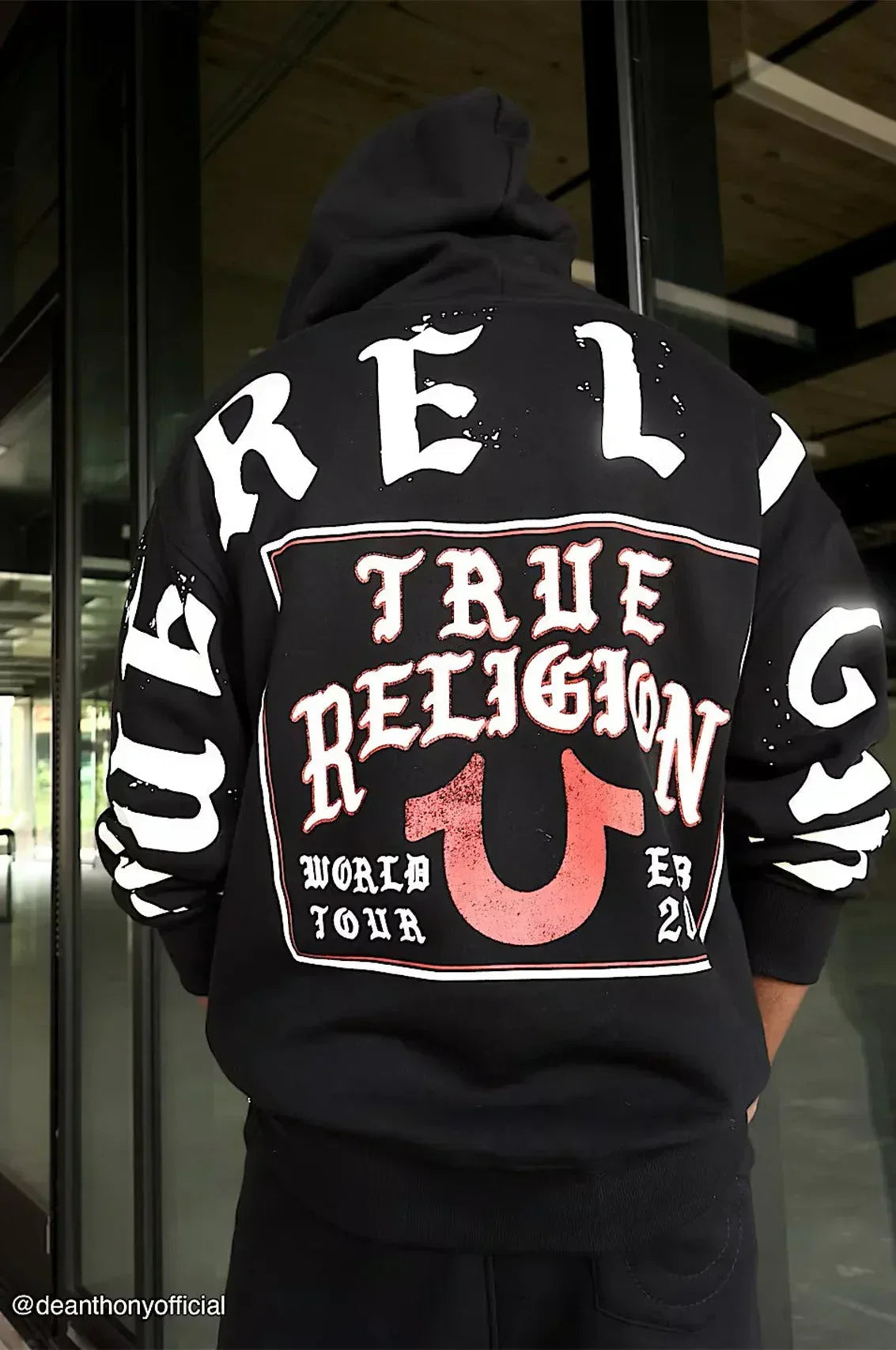 True Religion TR Flag Zip Up Hoodie